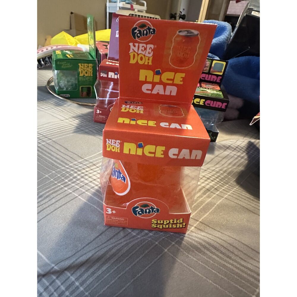 Fanta Can Squishy Toy Orange Soda Soda Can Stress Relief Fidget Sensory
